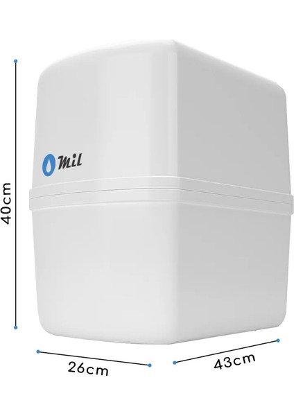 Su Arıtma Cihazı 11 Aşamalı Mineral ve Alkali Filtreli 8 Lt Çelik Tanklı (DNP11-M-S)