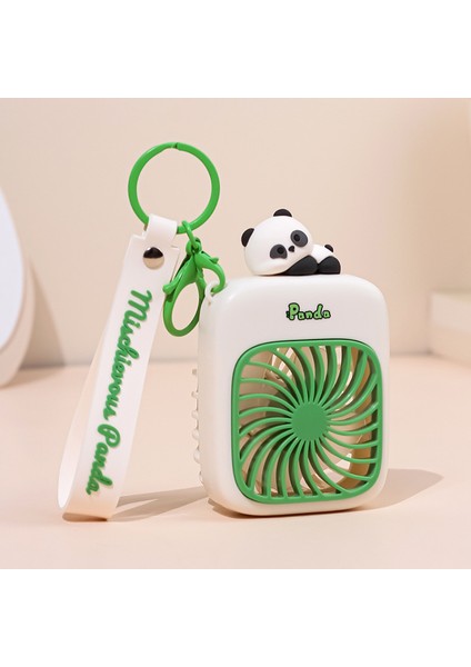 Anahtarlık El Küçük Fan Uygun Mini Küçük USB Şarj Sevimli Karikatür Pembe Girly Kalp Fanı (Yurt Dışından)