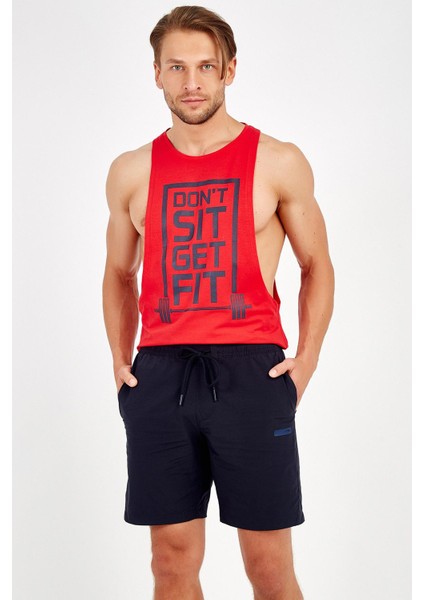 Active Regular Erkek Spor Lacivert Şort 18351