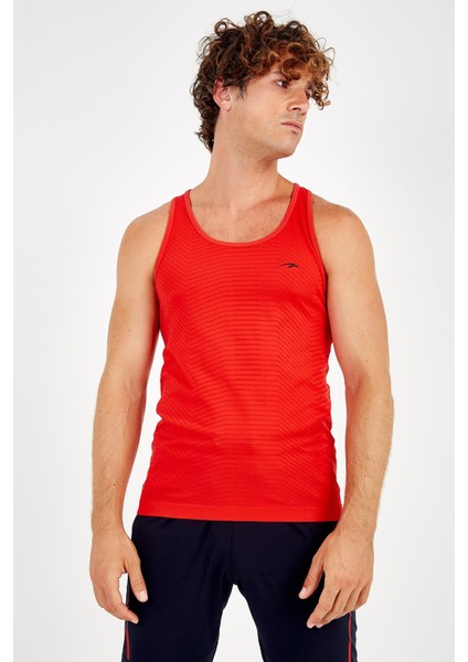 SlimFit Erkek Atlet Yaka Kolsuz Kırmızı Atlet 824009