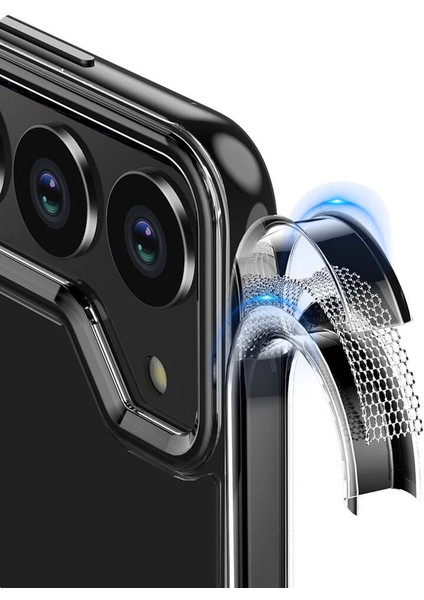 Samsung Galaxy S24 Kılıf Transparan Silikon Volks Kapak Siyah modelleri