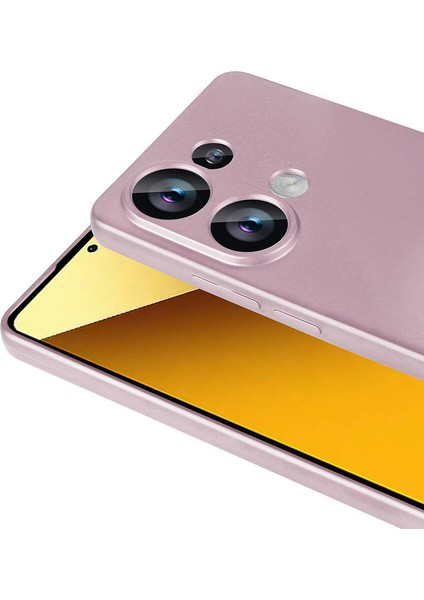 Xiaomi Poco M6 Pro Kılıf Premier Kamera Korumalı Mat Silikon Bronz