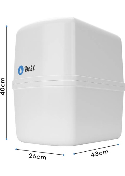 Su Arıtma Cihazı 11 Aşamalı Mineral Alkali Filtreli 8 Lt Çelik Tanklı AquaFlo Membranlı (DNP11-M-A)