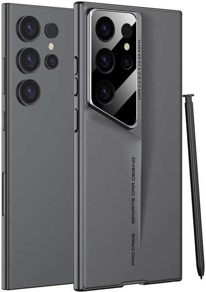Galaxy S23 Ultra Uyumlu Kılıf Kamera Korumalı Spor Tasarım Ince Sert Rubber Procase Kapak