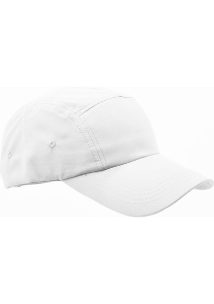 5 Panel Basic Street Snapback Hiphop Cap Beyaz Şapka