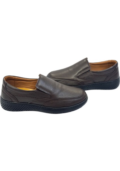 Kafkaslar Tam Ortopedik Dikişli Lastikli Diabet Deri Baba Erkek Ayakkabı indirimleri