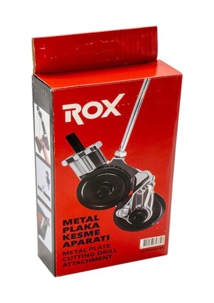 Rox 0185 Matkap Için Metal Plaka ve Sac Kesme Aparatı