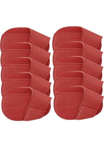 10 Golf Başörtüsü Pu Golf Irmızı (Yurt Dışından)