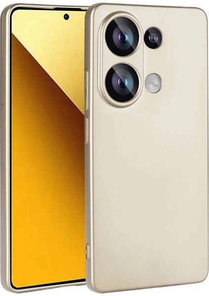 Case 4u Xiaomi Poco M6 Pro 4g Kılıf Premier Silikon Kapak Gold