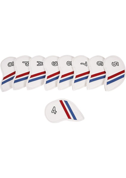 9x Golf Kulübü Golf Başlıkları Kapakları Pu Golf Baş Kapakları (Yurt Dışından) fiyatları