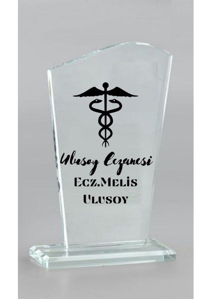 Eczacıya Hediye Kristal Ödül