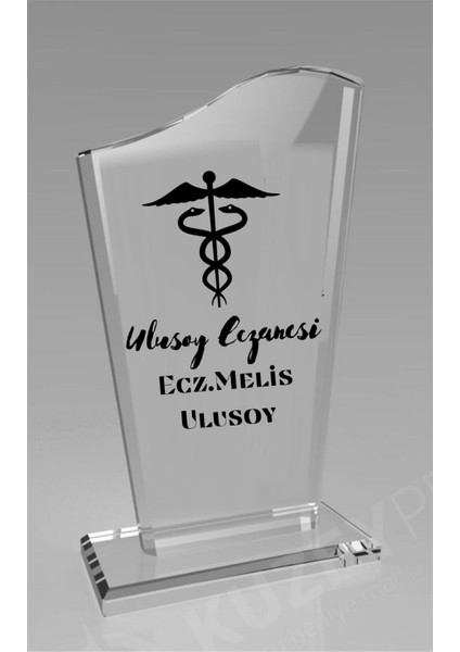 Eczacıya Hediye Kristal Ödül fiyatları