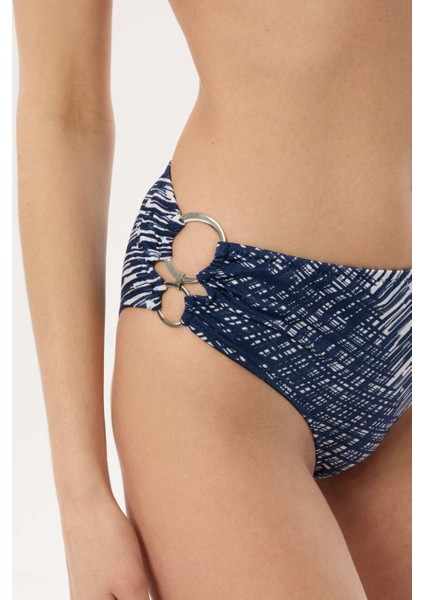4600 Lacivert Straplez Bikini Takımı