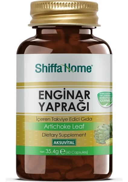 Shiffa Home Enginar Yaprağı 60 Kapsül