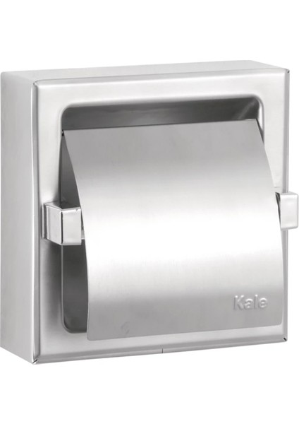 Public Kapaklı Paslanmaz Çelik Ankastre Tuvalet Kağıtlığı