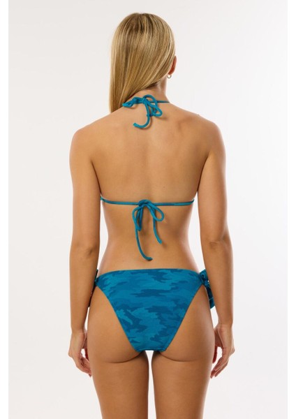 4602 Turkuaz Desenli Bikini Takımı fiyatları