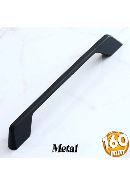 Lord Kulp 160 mm Siyah Metal Mobilya Mutfak Çekmece Dolap Dolabı Kulpları Kapak Kulbu Kulpu 16 cm