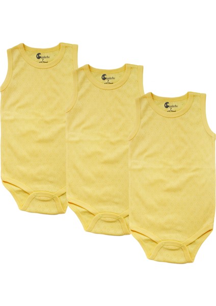 Kız Erkek Çocuk Alttan Çıtçıtlı Body Özel Gereksinimli Çocuklar Zıbın (3 Adet) Büyük Çocuk Badi