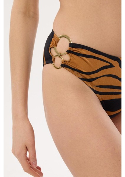 4600 Kahve Desenli Straplez Bikini Takımı modelleri
