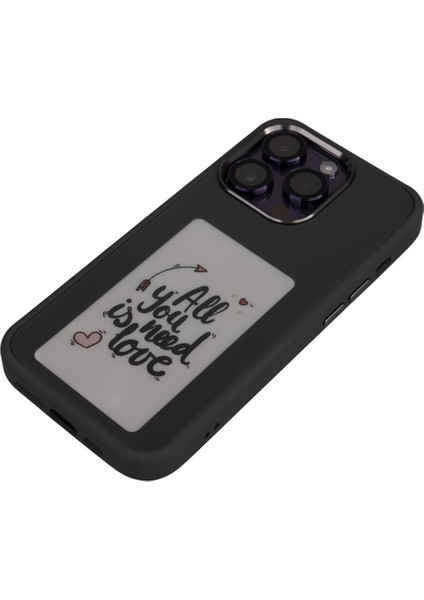 Apple iPhone 15 Pro Max Zore Ekranı Yansıtan Zore Akıllı Nfc Kapak-Siyah modelleri