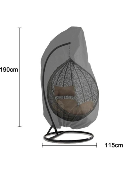 Koza Su Geçirmez Bahçe Fındık Salıncak Hamak Koruma Örtüsü Kılıfı Yağmur Toz Önleyici Branda