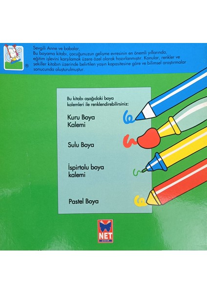 Minik Tini Boyama Kitabı modelleri