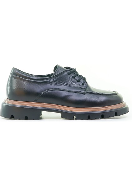Kadın Deri Bağcıklı Loafer Günlük Ayakkabı (36-40) 24Y 2412903Y Z