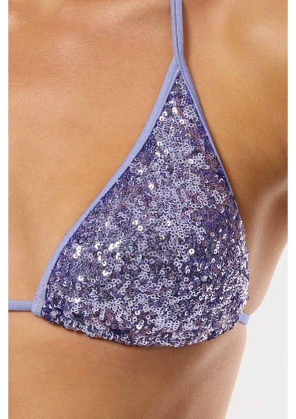 4607 Lila Pul Payetli Bikini Takımı modelleri