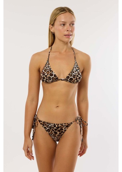 4609 Leopar Bikini Takımı