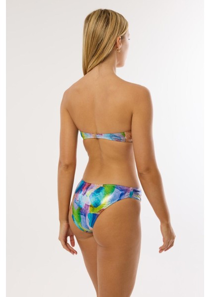 4610 Parlak Mavi Straplez Bikini Takımı fiyatları