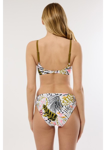 4611 Beyaz Desenli Bikini Takımı fiyatları