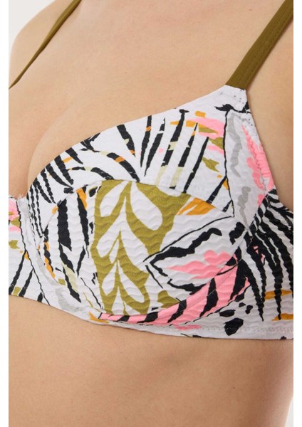 4611 Beyaz Desenli Bikini Takımı modelleri