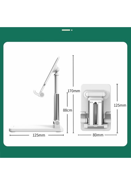 Esnek Katlanabilir Taşınması Kolay Telefon Tablet Tutucu Stand