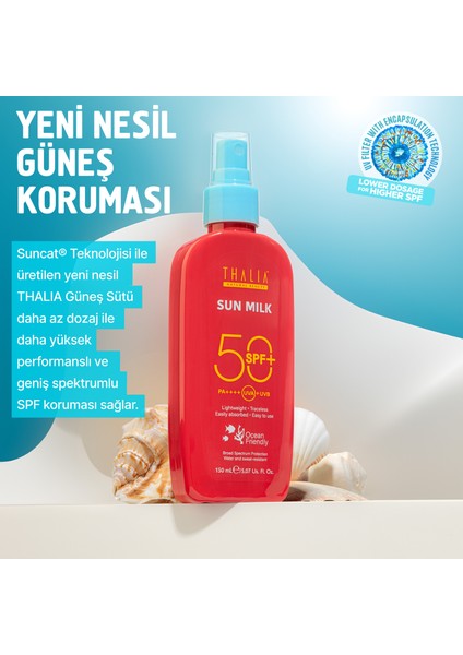 50SPF Yeni Nesil Hibrit Filtreli Güneş Sütü 150 ml