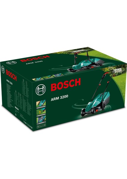 Home And Garden 06008A6000 Bosch Çim Biçme Makinesi Arm 3200 1200 W