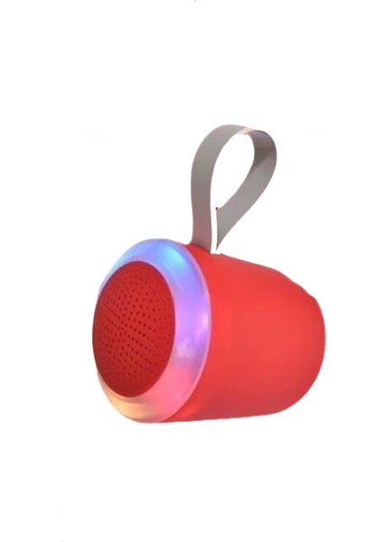 D24 Kırmızı Sd/usb Girişli Taşınabilir Bluetooth Hoparlör