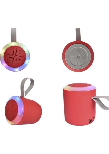 D24 Kırmızı Sd/usb Girişli Taşınabilir Bluetooth Hoparlör modelleri