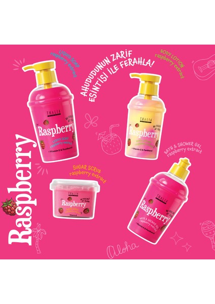 Ahududu Kokulu El ve Vücut Losyonu 250 ml modelleri