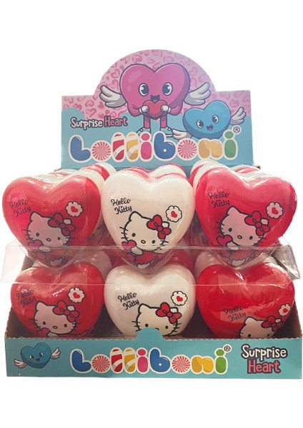 Hello Kity Sürpriz Kalp Yumurta Şekerleme 30 gr 24'lü
