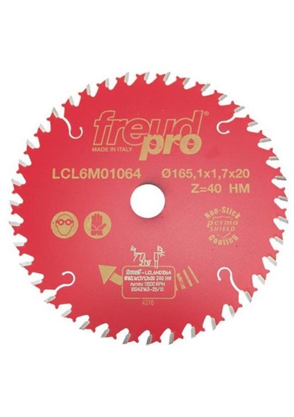 Ahşap Testere Bıçağı LC16M 165*20*1.7MM*40T LCL6M01064