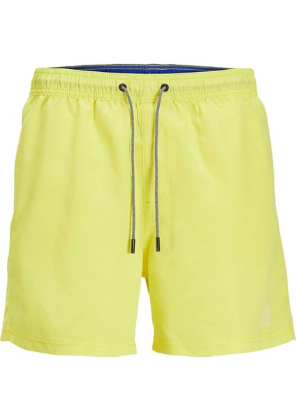 Erkek Jpstfıjı Logo Detaylı Deniz Şortu 12225961 Sarı