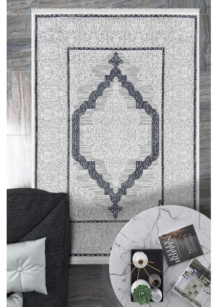 Çırağan Koleksiyonu Dokuma Mikrofiber Modern Klasik Salon Halısı Mutfak Halısı Çocuk Halısı Yolluk E113