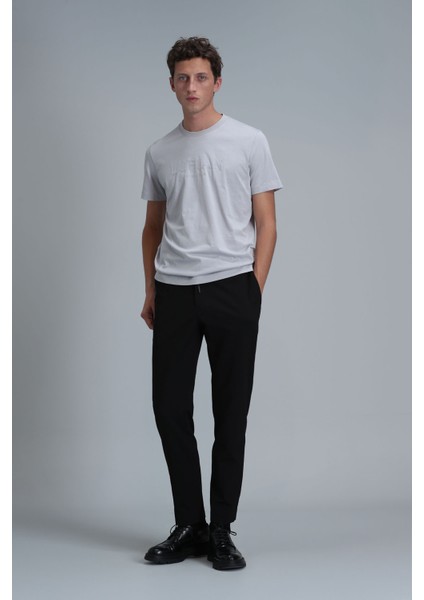 Erkek Gold Modern Grafik T-Shirt 111020191 Taş