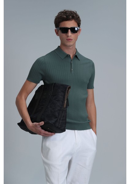 Erkek Eze Kazak 111090075 Duman Yeşili