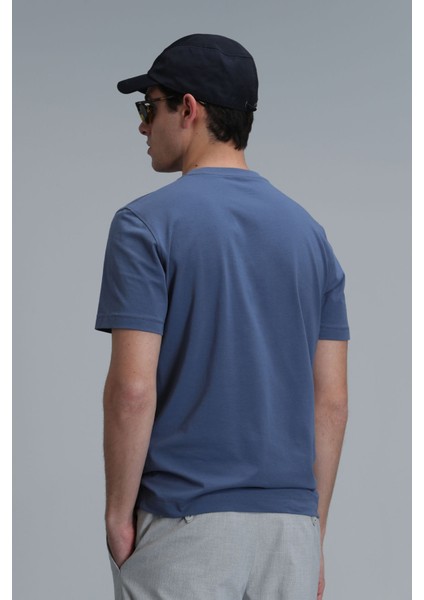 Erkek Gold Modern Grafik T-Shirt 111020191 Koyu Mavi fırsatları