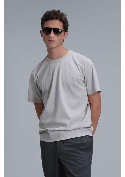 Erkek Antony Modern Grafik T-Shirt 111020204 Taş modelleri