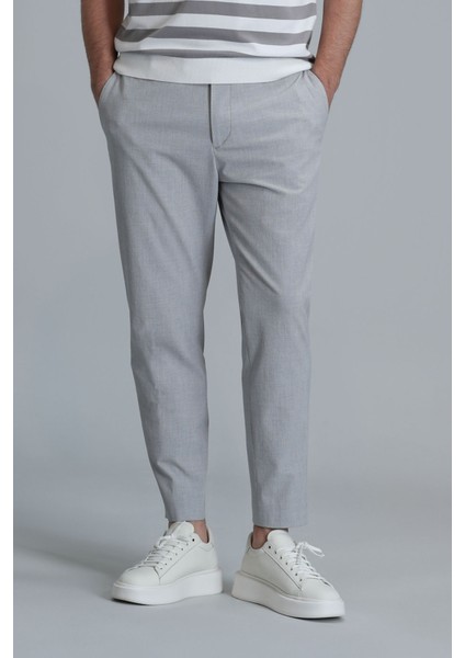 Erkek Hery Smart Chino Slim Fit Pantolon 111190318 Gri