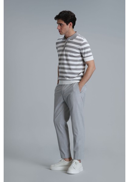 Erkek Hery Smart Chino Slim Fit Pantolon 111190318 Gri