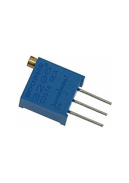 3296W-105 Çok Turlu Trimpot (Dik) 10M&OMEGA; x 1 Adet (RF002)