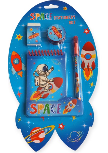 Space Uzay Temalı Kırtasiye Seti